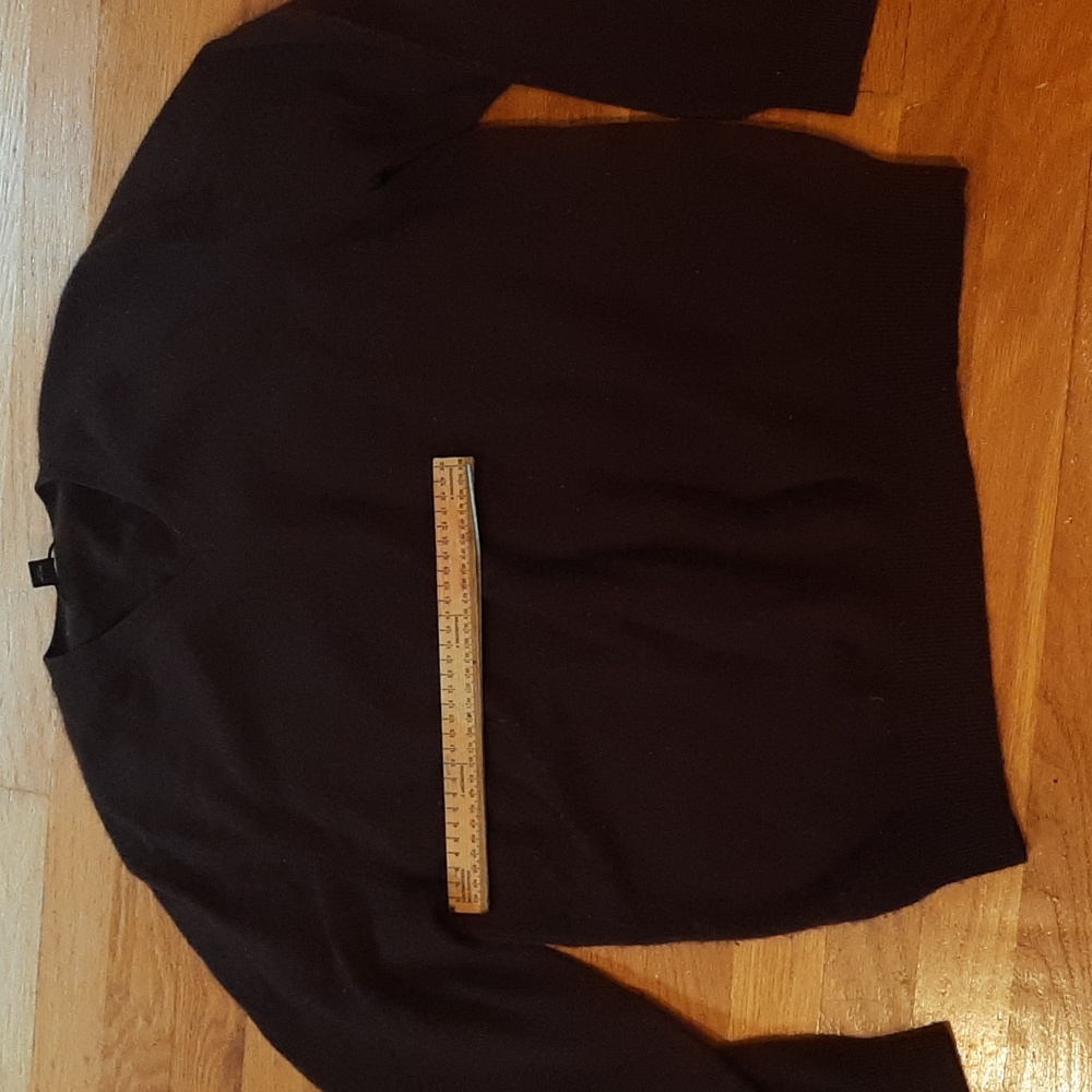 Cashmere Brown Sweater-Lands' End